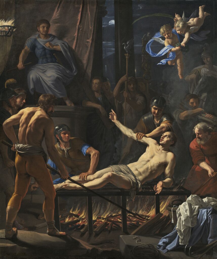 The_Martyrdom_of_Saint_Lawrence_A12394 Jean Baptiste de Champaigne, Public domain, via Wikimedia Commons